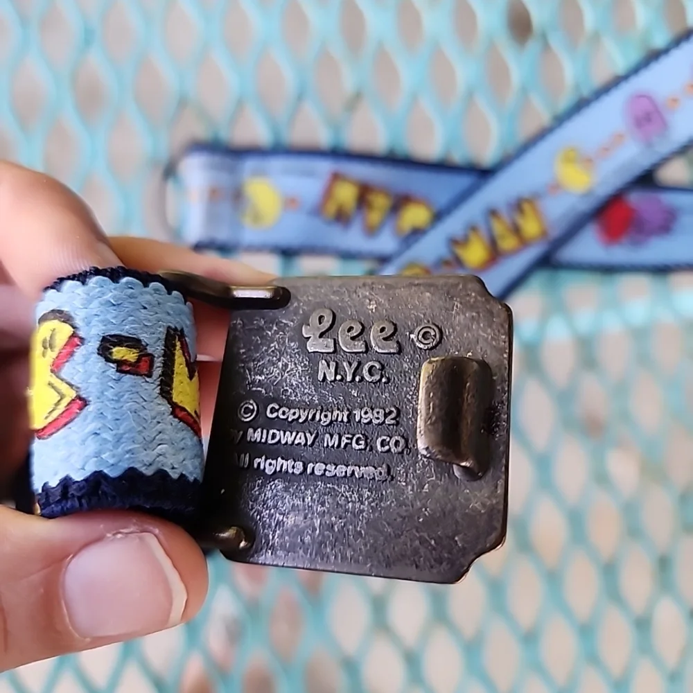 Vintage 1982 Pac Man Belt Lee